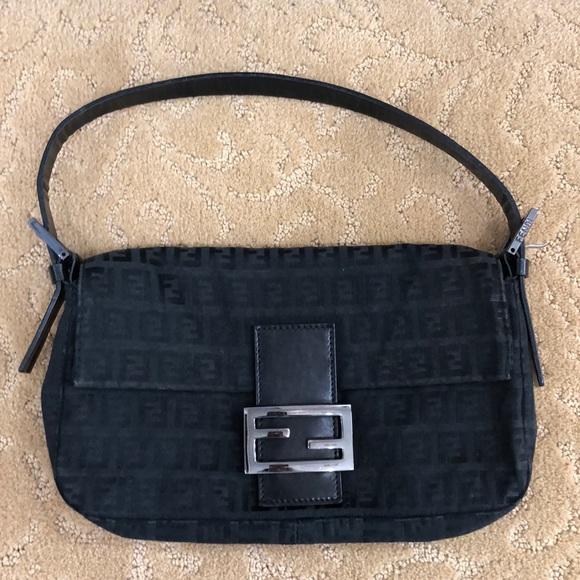 small black fendi handbag